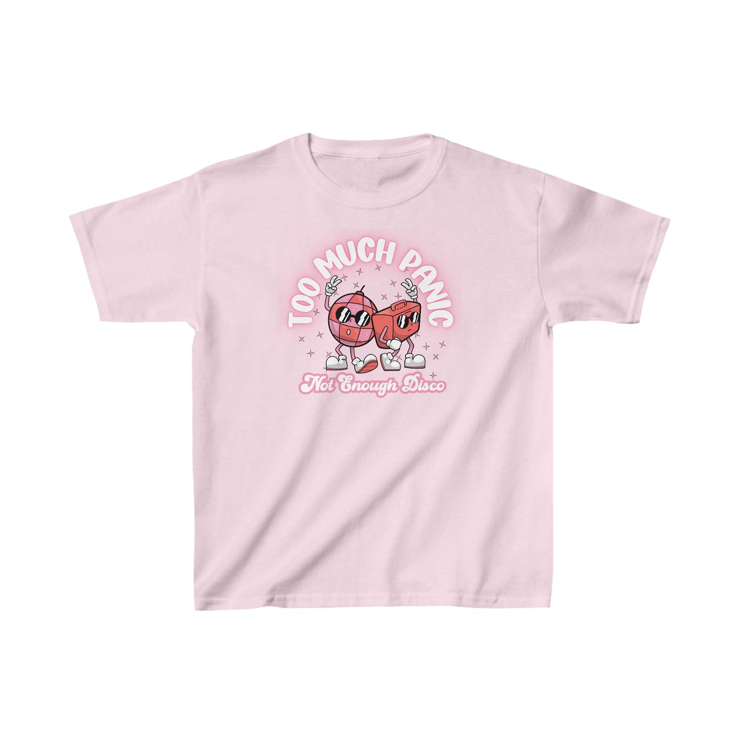 Too Much Panic, Not Enough Disco - Kids Heavy Cotton™ Tee