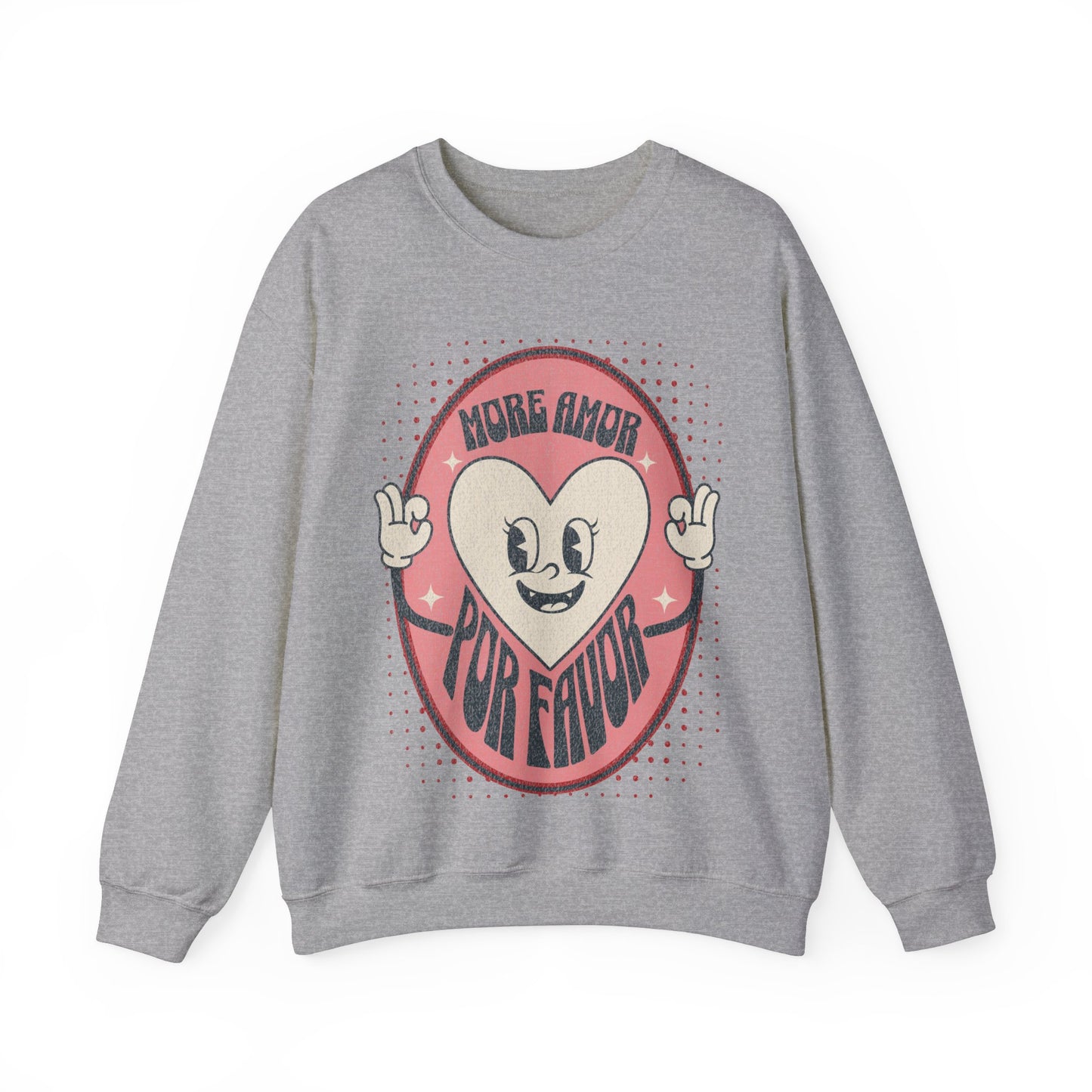 More Amor Por Favor - Unisex Heavy Blend™ Crewneck Sweatshirt