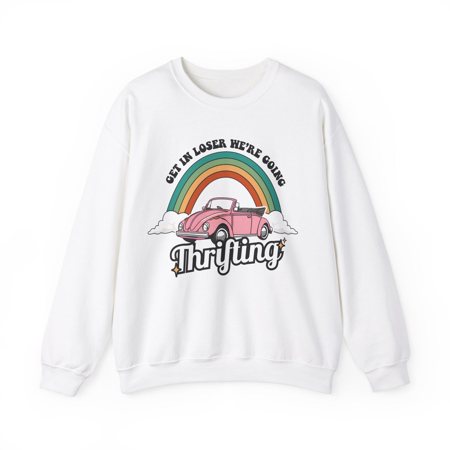 Get in Loser We’re Going Thrifting  - Unisex Heavy Blend™ Crewneck Sweatshirt