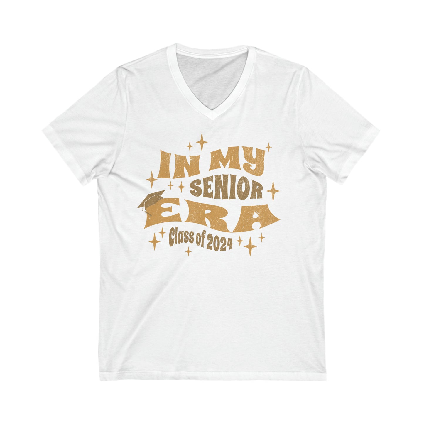 In My Senior Era - Unisex Jersey Short Sleeve V-Neck Tee