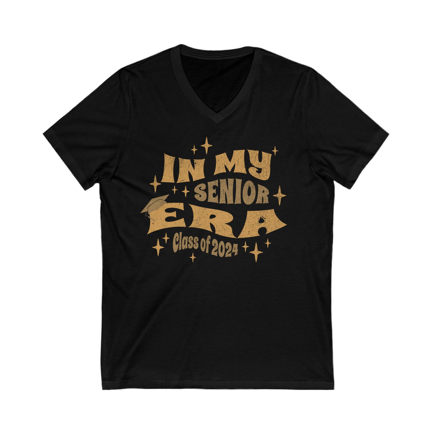 In My Senior Era - Unisex Jersey Short Sleeve V-Neck Tee