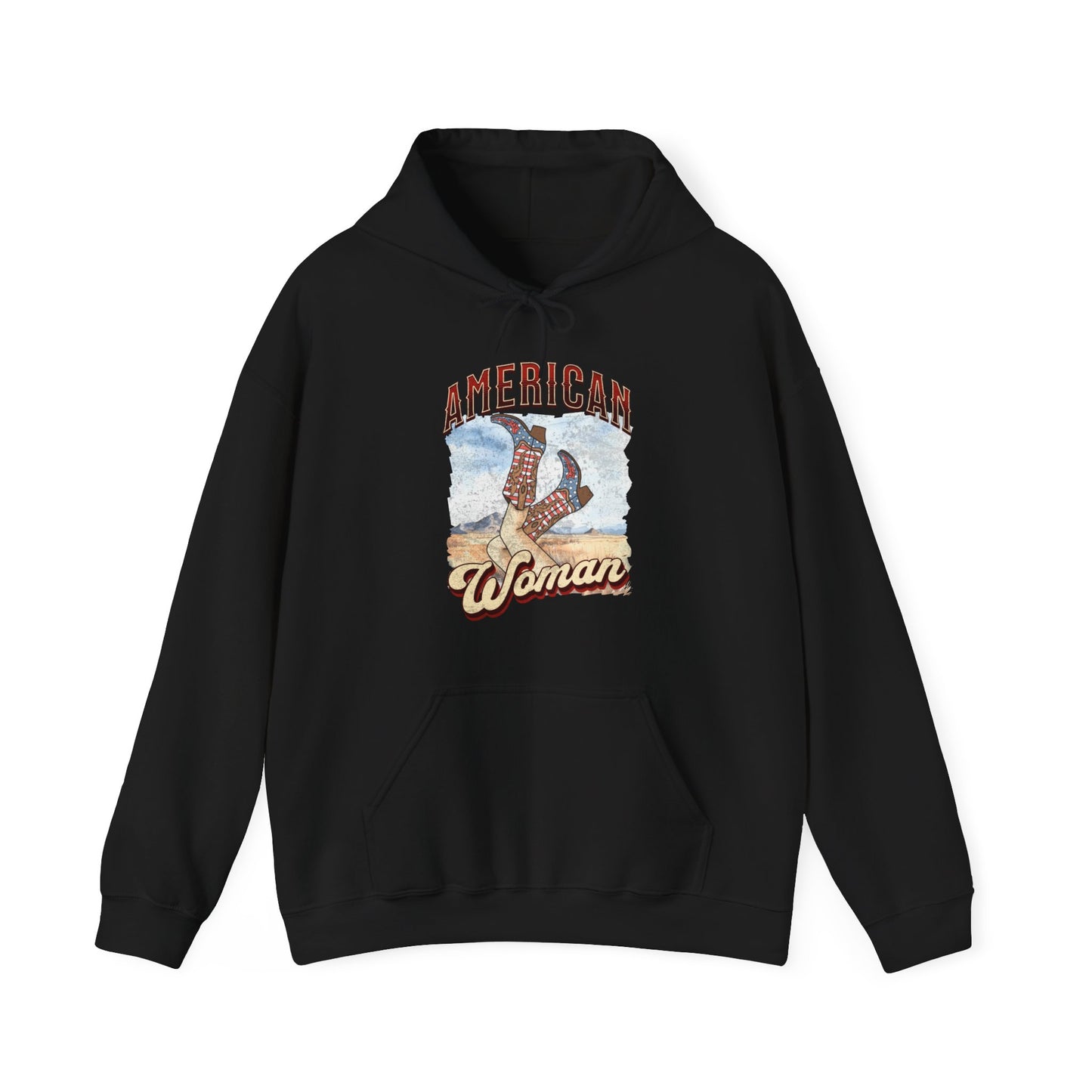 American Woman - Unisex Heavy Blend™ Hooded Sweatshirt