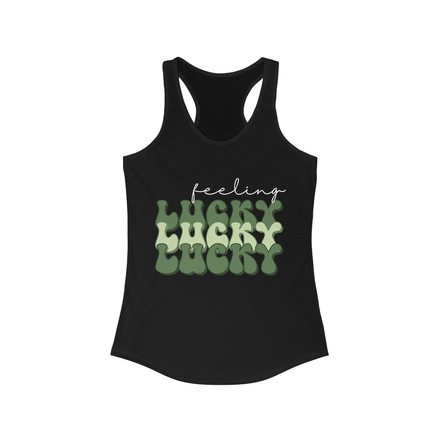 Feeling Lucky - Women's Ideal Racerback Tank