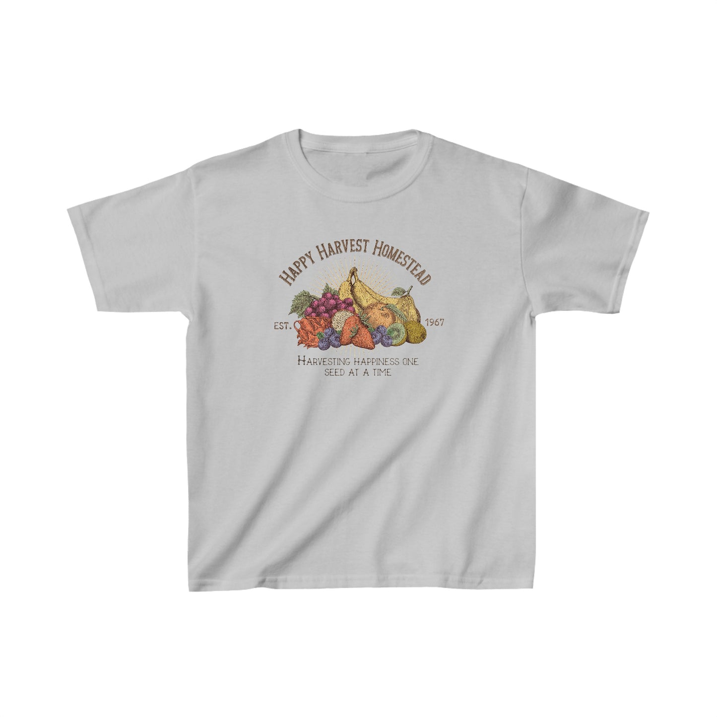 Happy Harvest Homestead, Farmers Market - Kids Heavy Cotton™ Tee