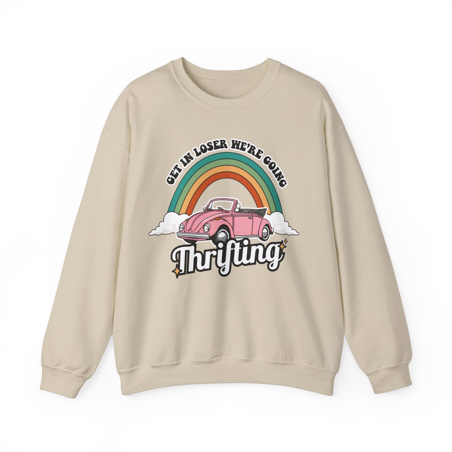 Get in Loser We’re Going Thrifting  - Unisex Heavy Blend™ Crewneck Sweatshirt