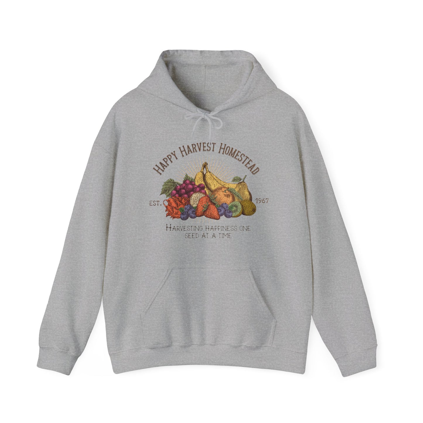 Happy Harvest Homestead, Farmers Market - Unisex Heavy Blend™ Hooded Sweatshirt