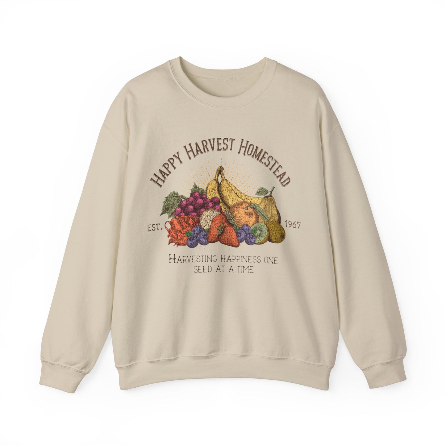 Happy Harvest Homestead, Farmers Market - Unisex Heavy Blend™ Crewneck Sweatshirt