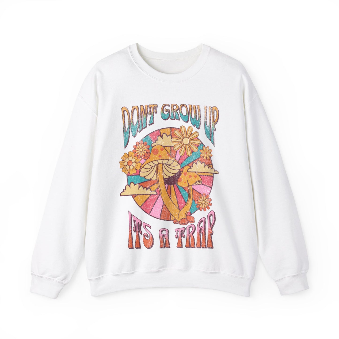 Don’t Grow Up, It’s a Trap - Unisex Heavy Blend™ Crewneck Sweatshirt