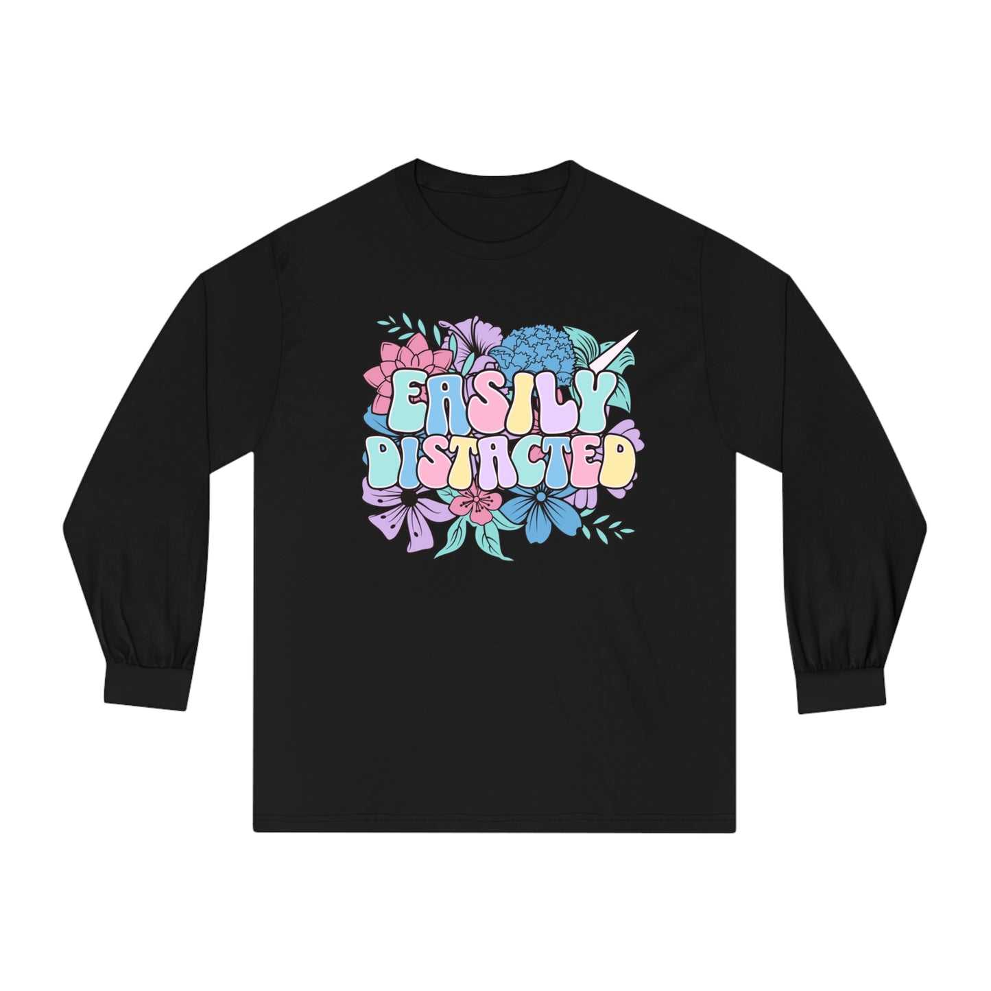 Easily Distracted - Unisex Classic Long Sleeve T-Shirt