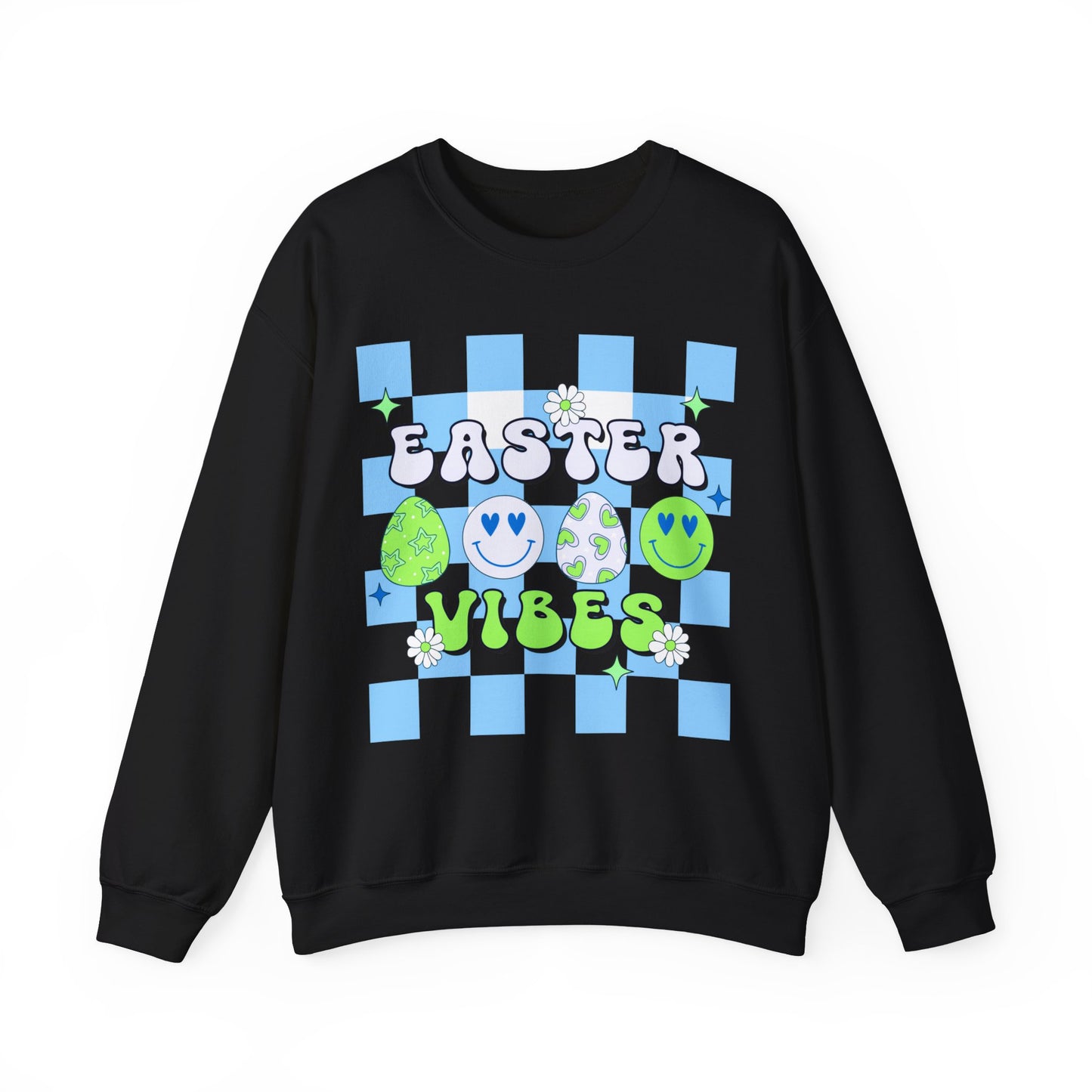 Easter Vibes Blue - Unisex Heavy Blend™ Crewneck Sweatshirt