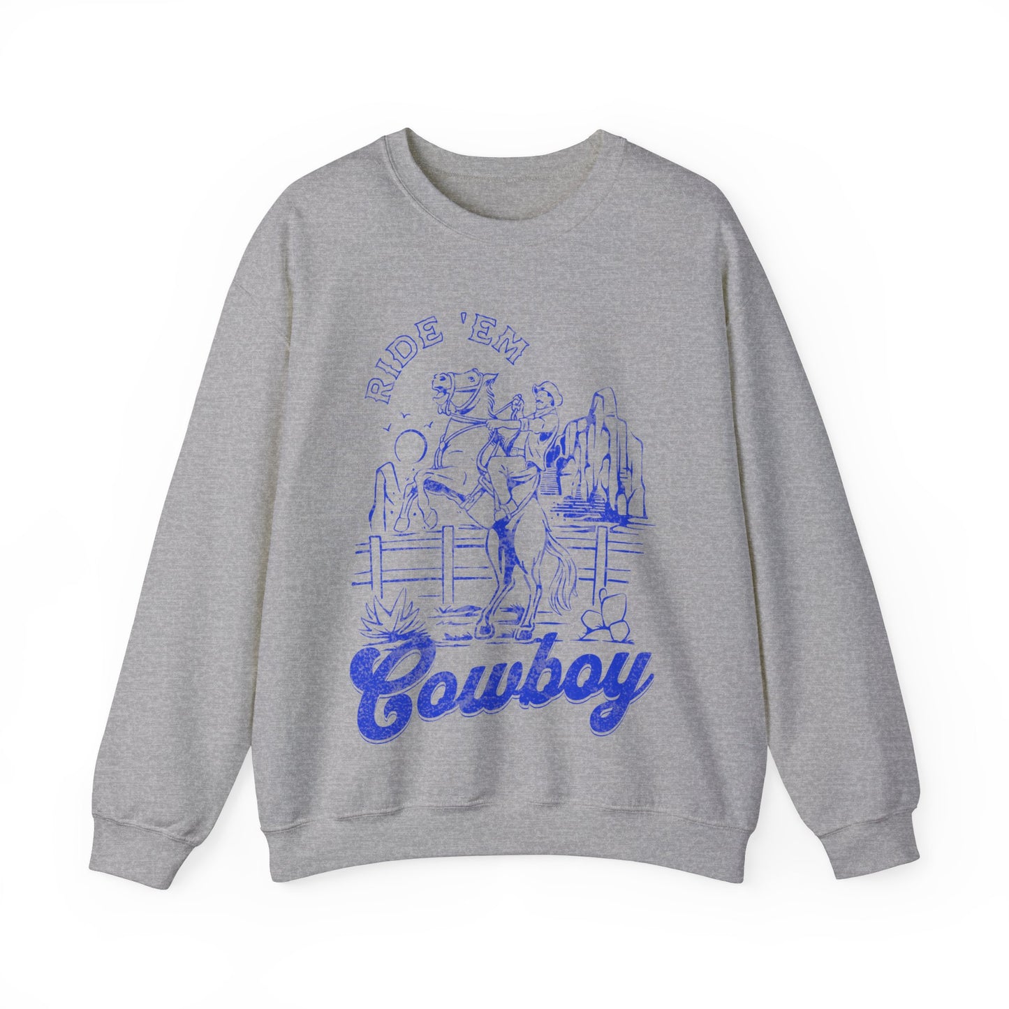 Ride ‘Em Cowboy - Unisex Heavy Blend™ Crewneck Sweatshirt