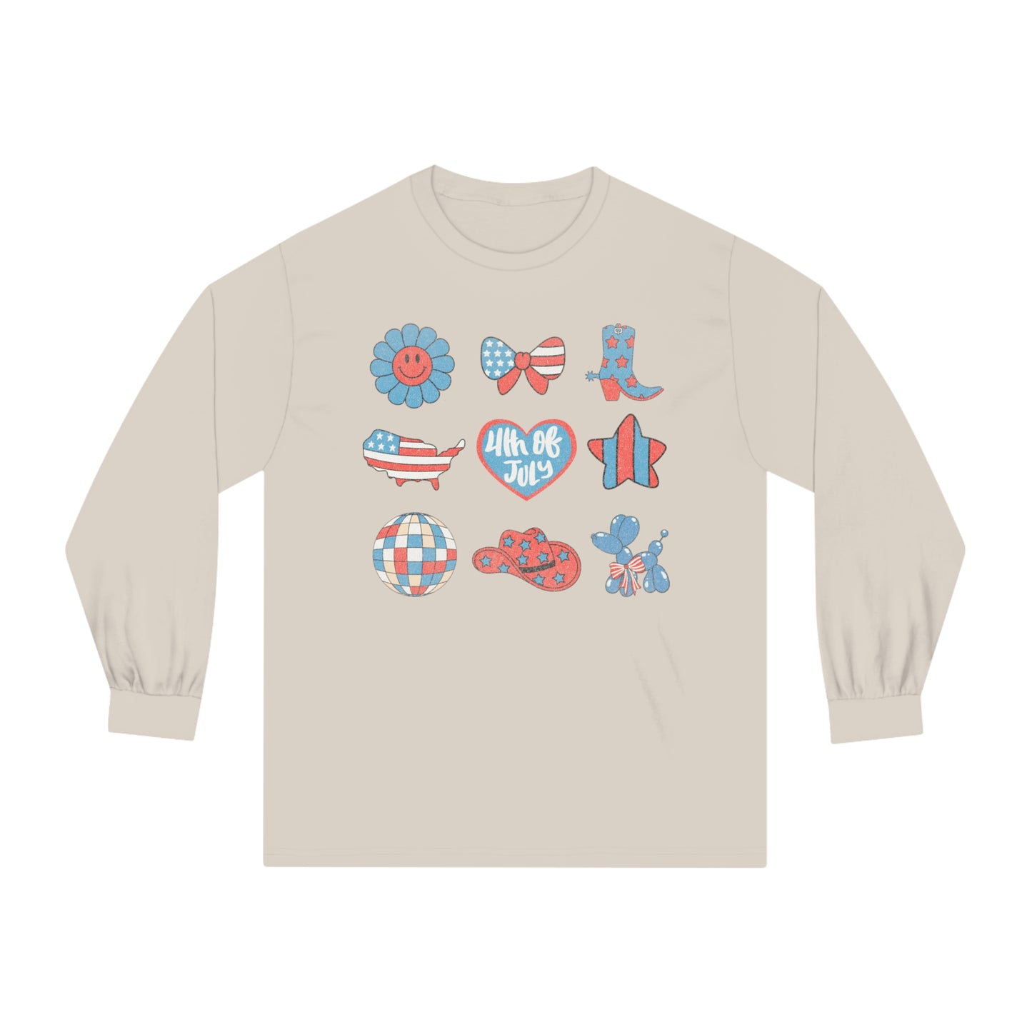 Fourth of July Collage - Unisex Classic Long Sleeve T-Shirt