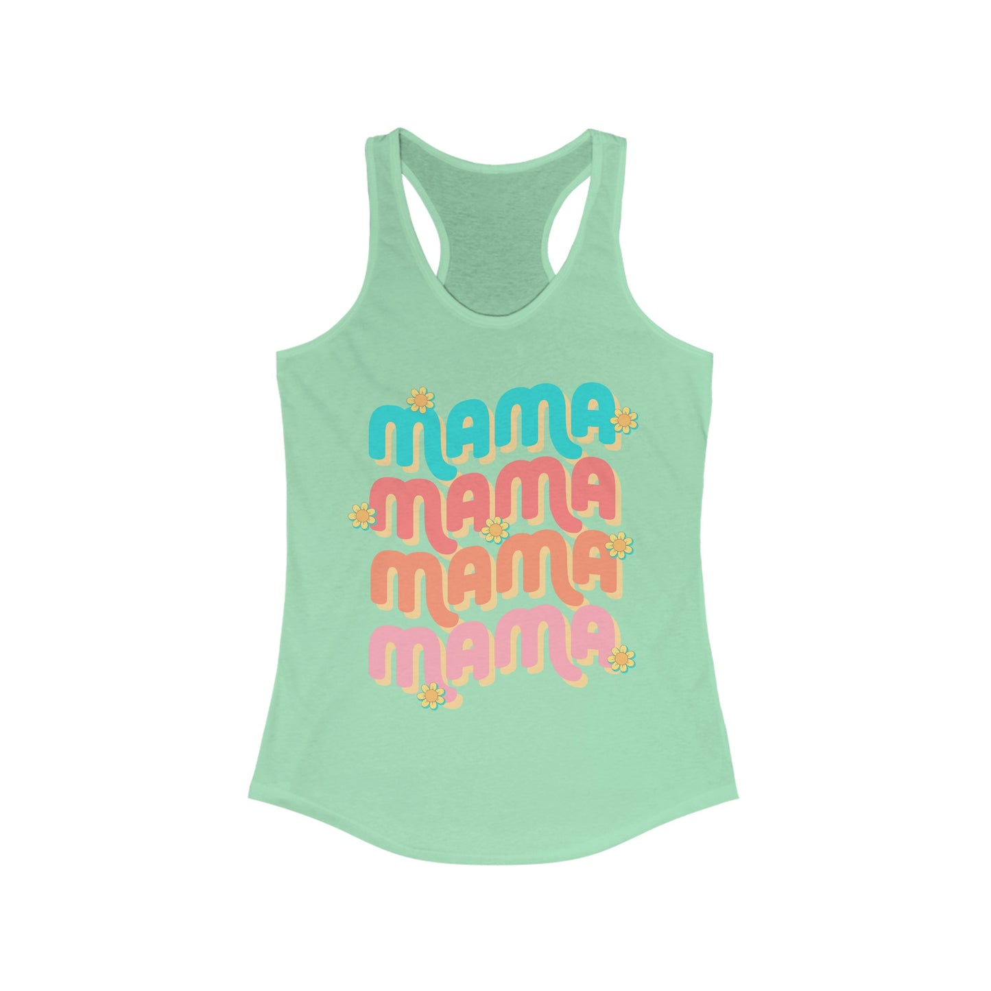 Mama Retro - Women's Ideal Racerback Tank