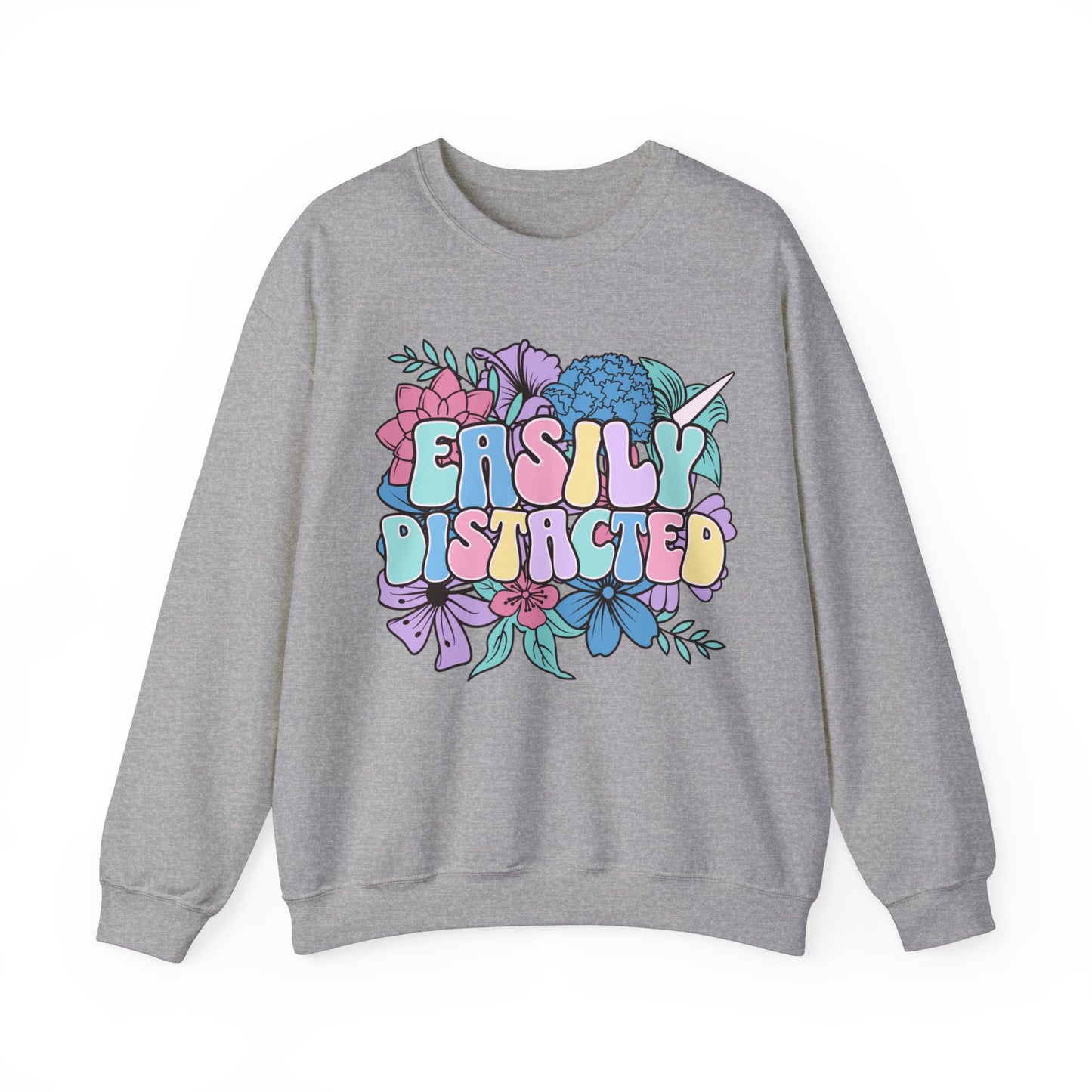 Easily Distracted - Unisex Heavy Blend™ Crewneck Sweatshirt