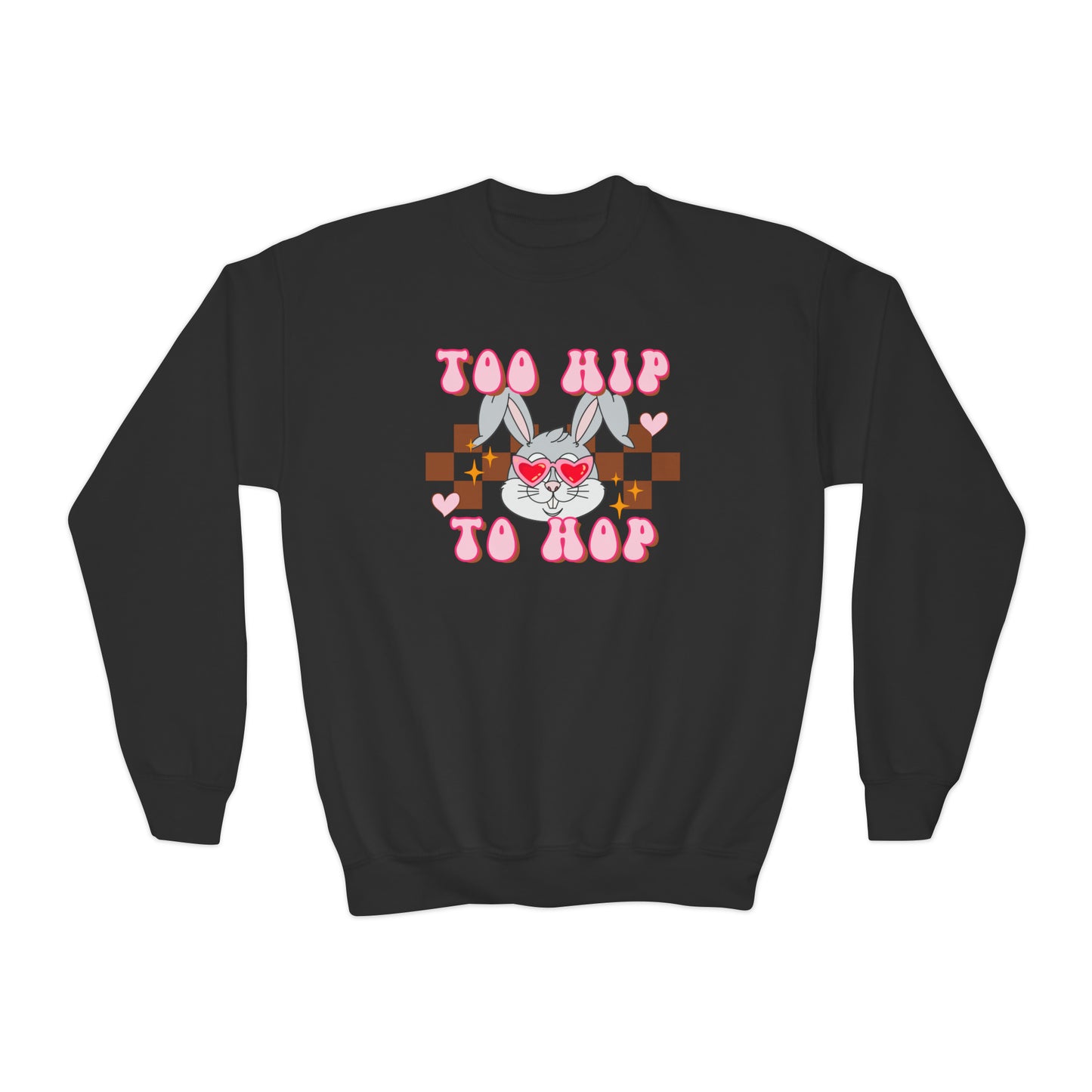 Too Hip to Hop - Youth Crewneck Sweatshirt
