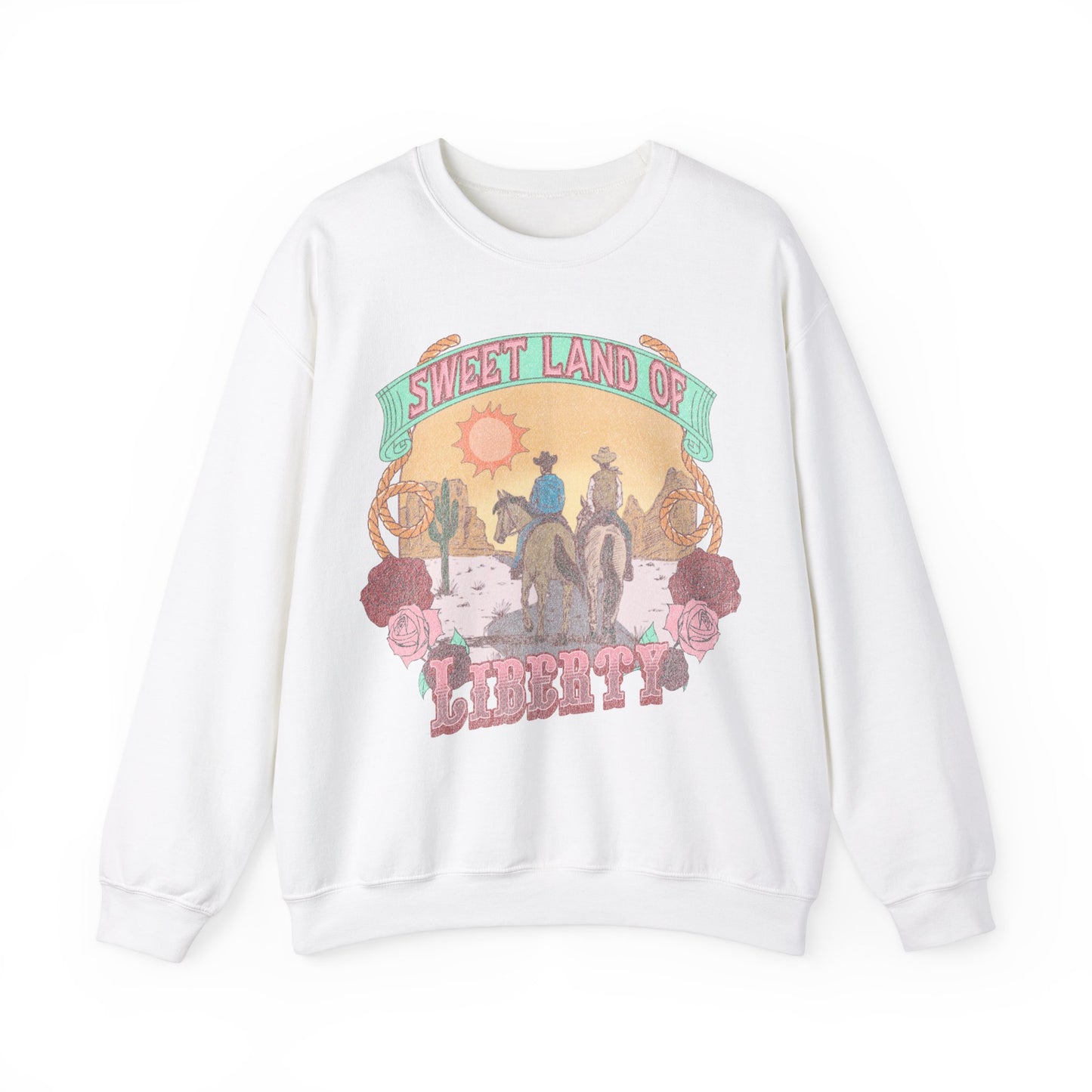 Sweet Land of Liberty - Unisex Heavy Blend™ Crewneck Sweatshirt