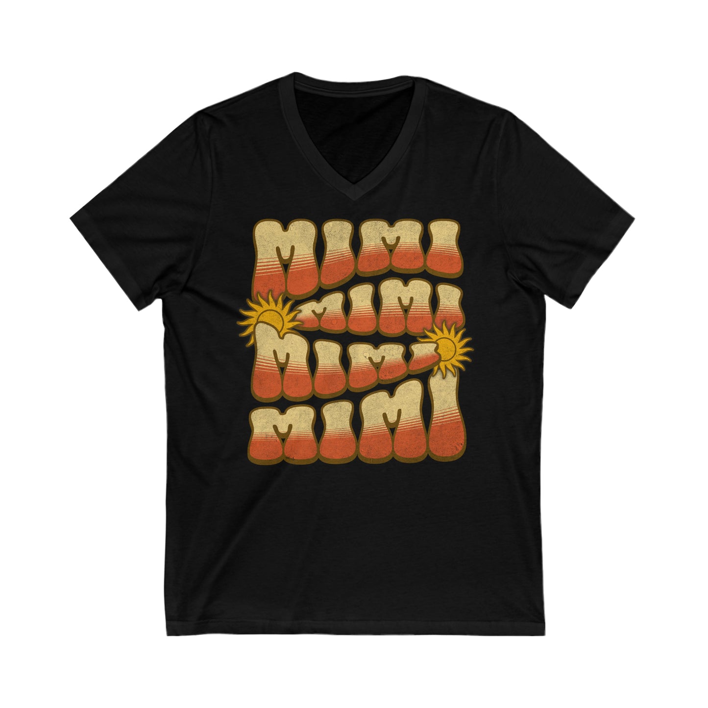 Groovy Mimi - Unisex Jersey Short Sleeve V-Neck Tee