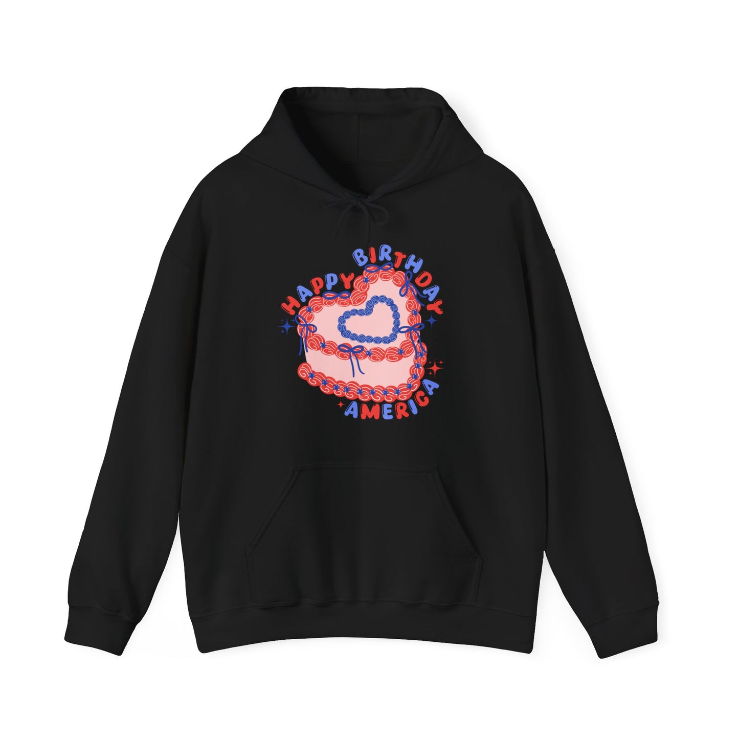 Happy Birthday, America - Unisex Heavy Blend™ Hooded Sweatshirt