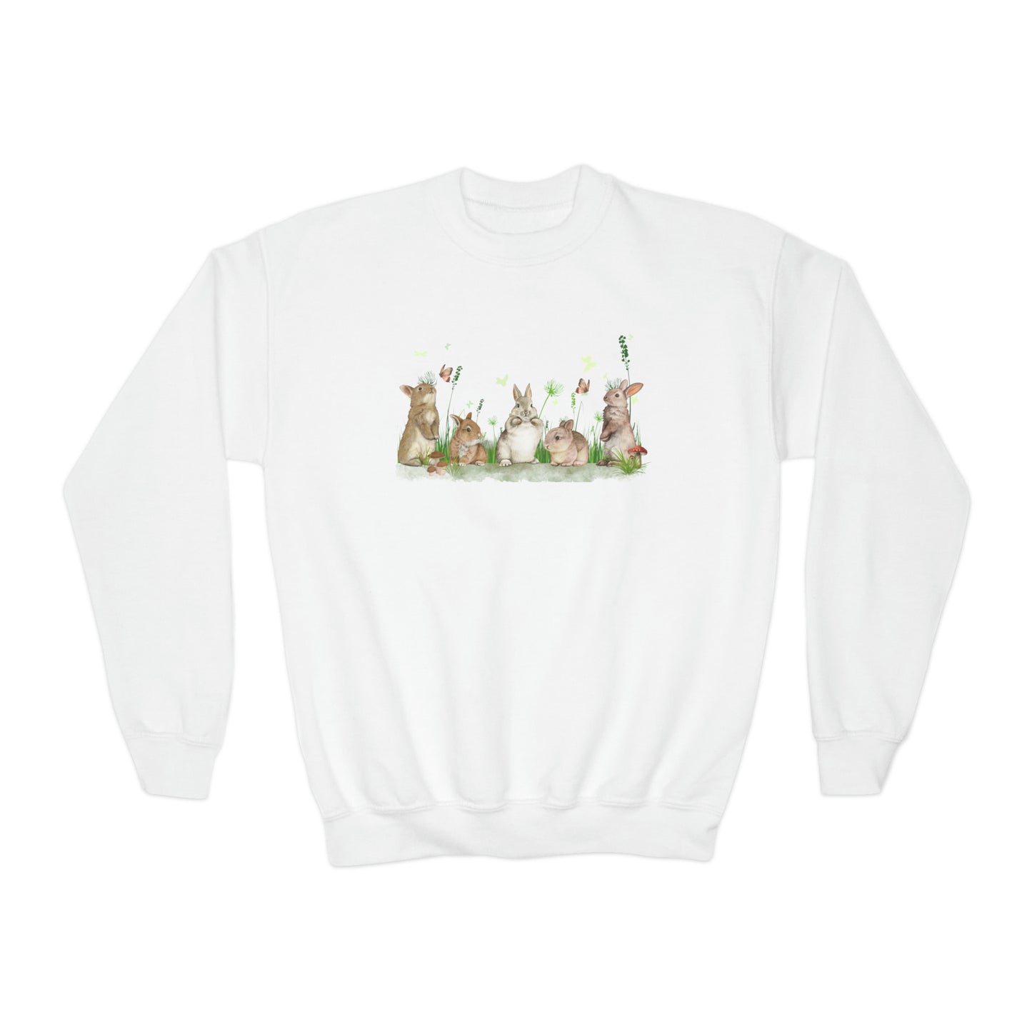 Easter Bunnies - Youth Crewneck Sweatshirt