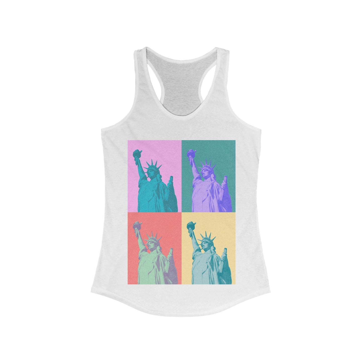 Statue of Liberty - Women's Ideal Racerback Tank