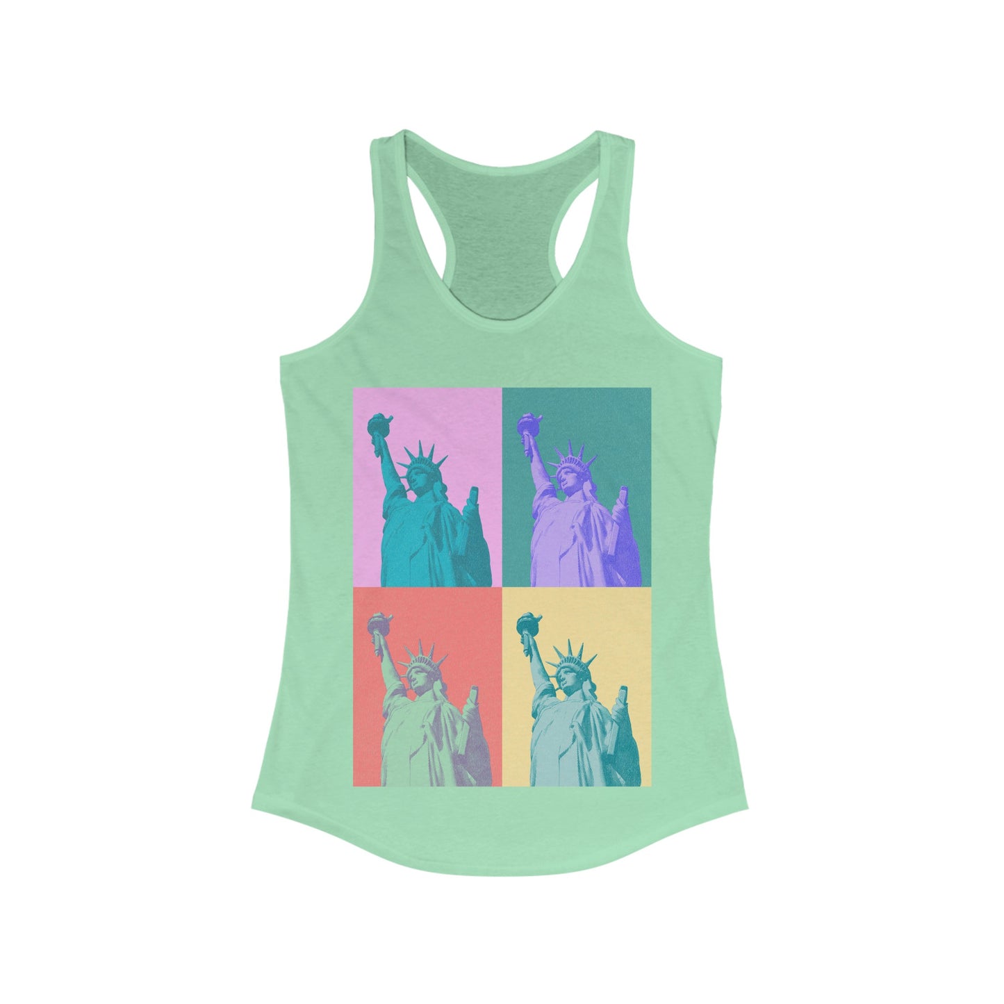 Statue of Liberty - Women's Ideal Racerback Tank