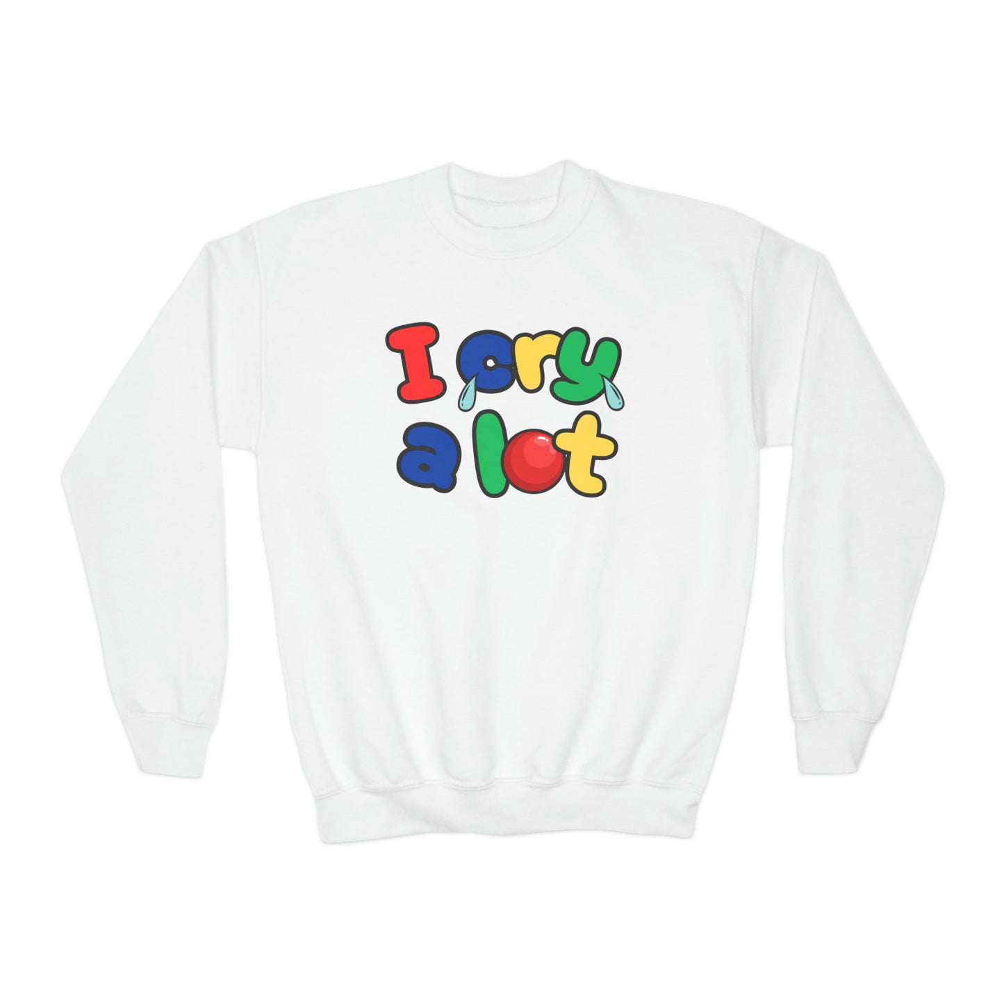 I Cry A Lot - Youth Crewneck Sweatshirt