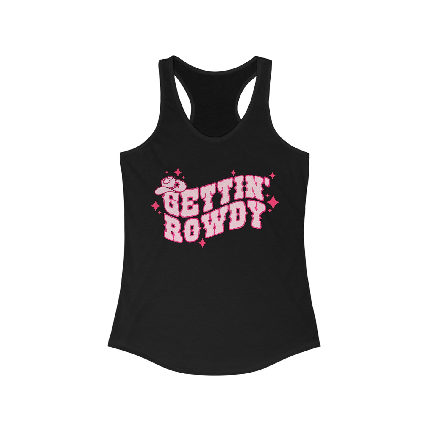 Gettin’ Rowdy - Women's Ideal Racerback Tank