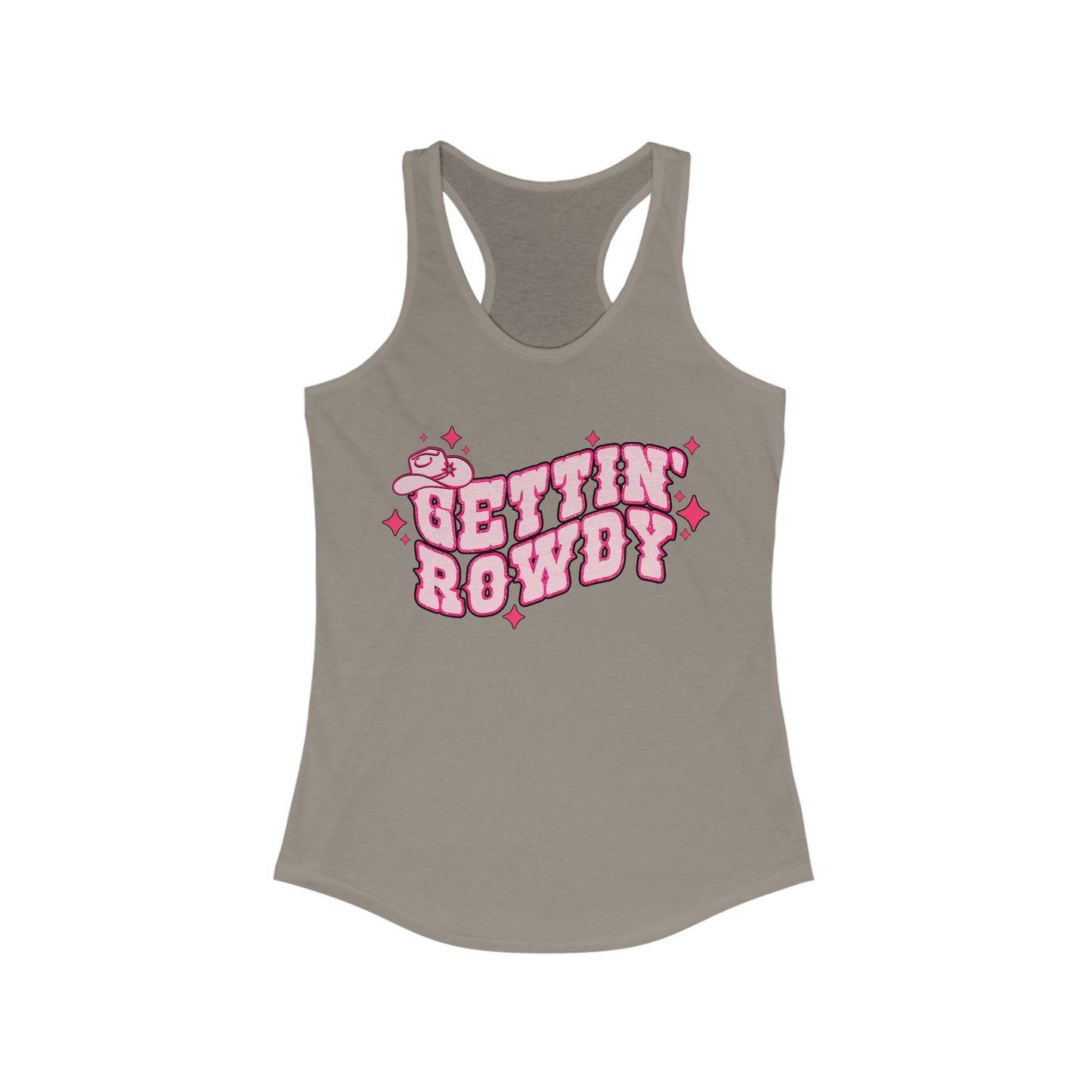 Gettin’ Rowdy - Women's Ideal Racerback Tank