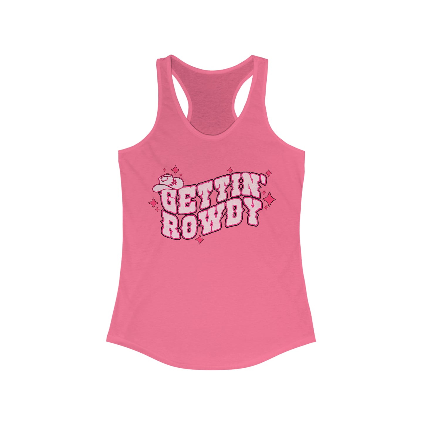 Gettin’ Rowdy - Women's Ideal Racerback Tank