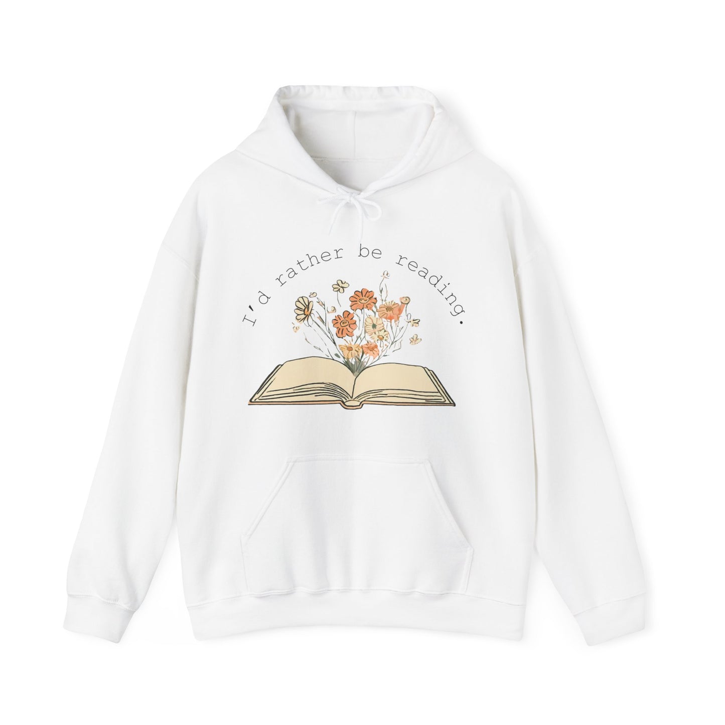 I’d Rather Be Reading - Unisex Heavy Blend™ Hooded Sweatshirt