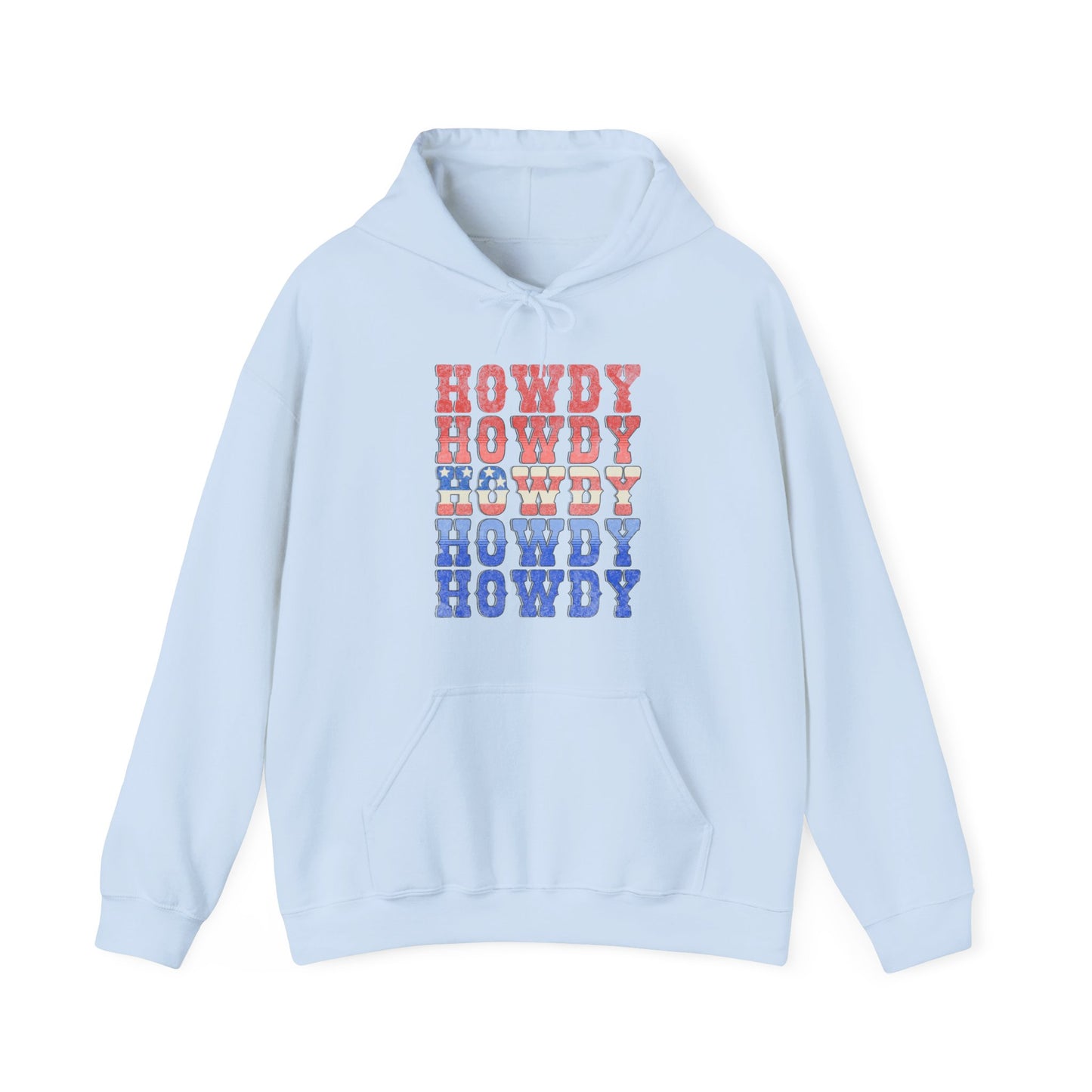 Howdy Fouth of July - Unisex Heavy Blend™ Hooded Sweatshirt