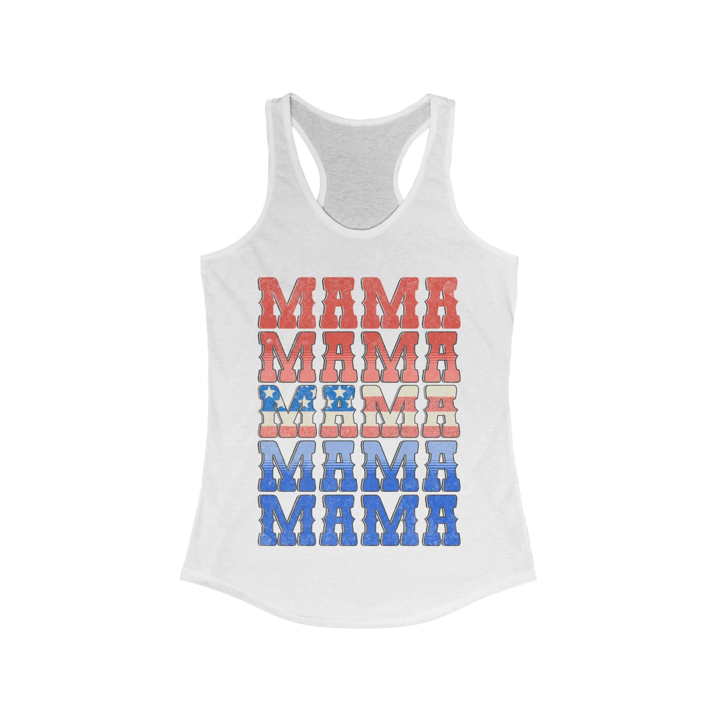 American Mama - Women's Ideal Racerback Tank