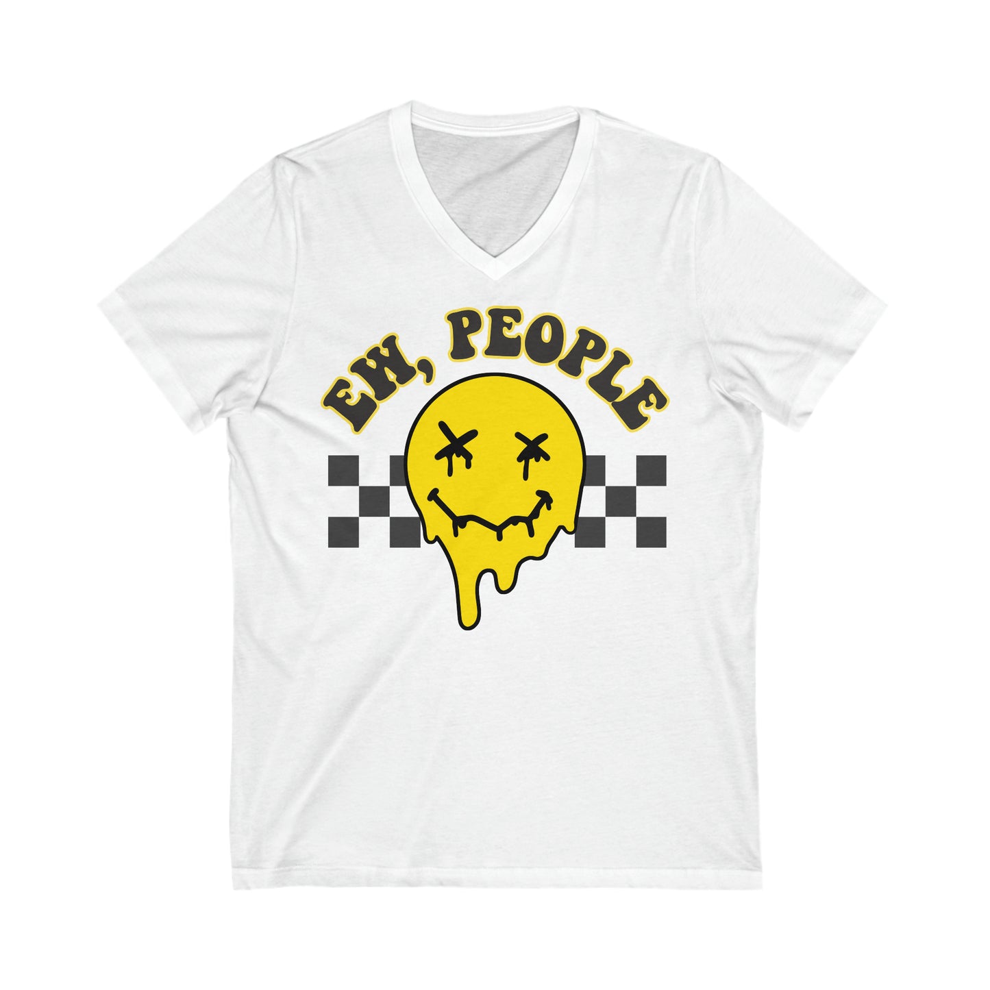 Ew, People - Unisex Jersey Short Sleeve V-Neck Tee