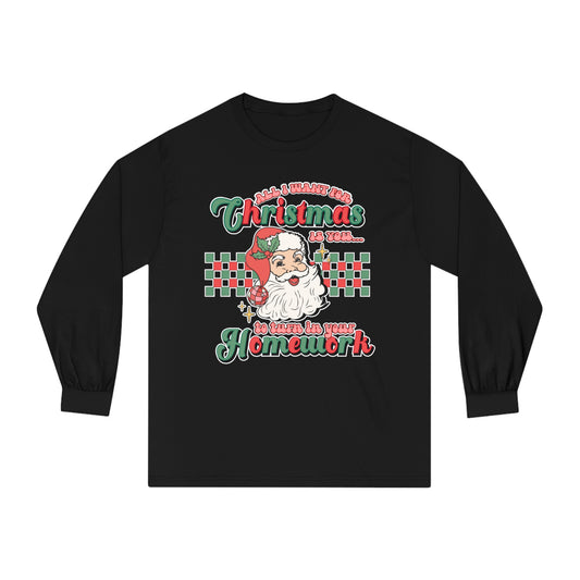 Funny Christmas Teacher - Unisex Classic Long Sleeve T-Shirt