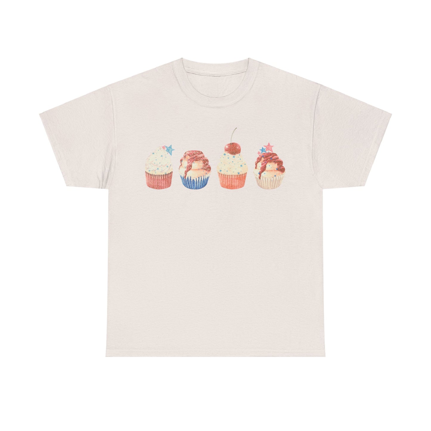 Fourth of July Cupcakes - Unisex T-Shirt