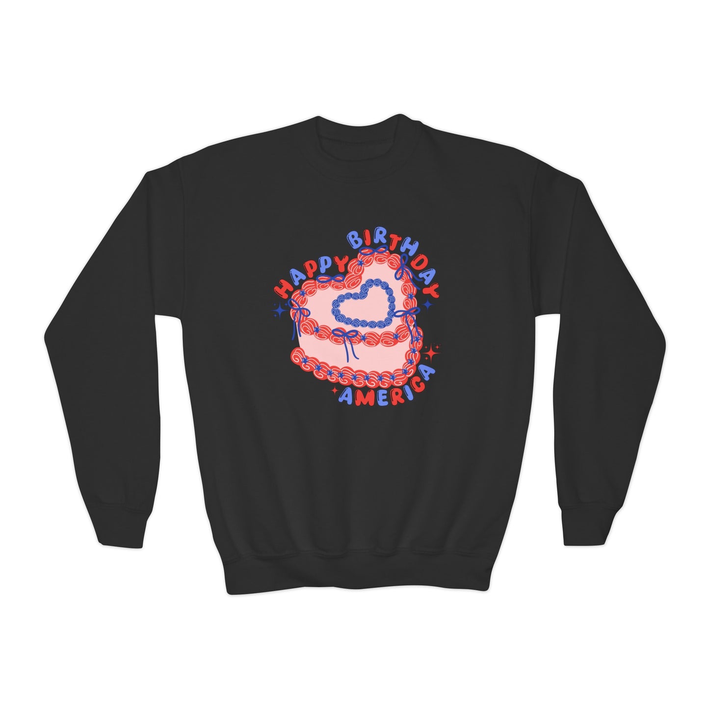 Happy Birthday, America - Youth Crewneck Sweatshirt