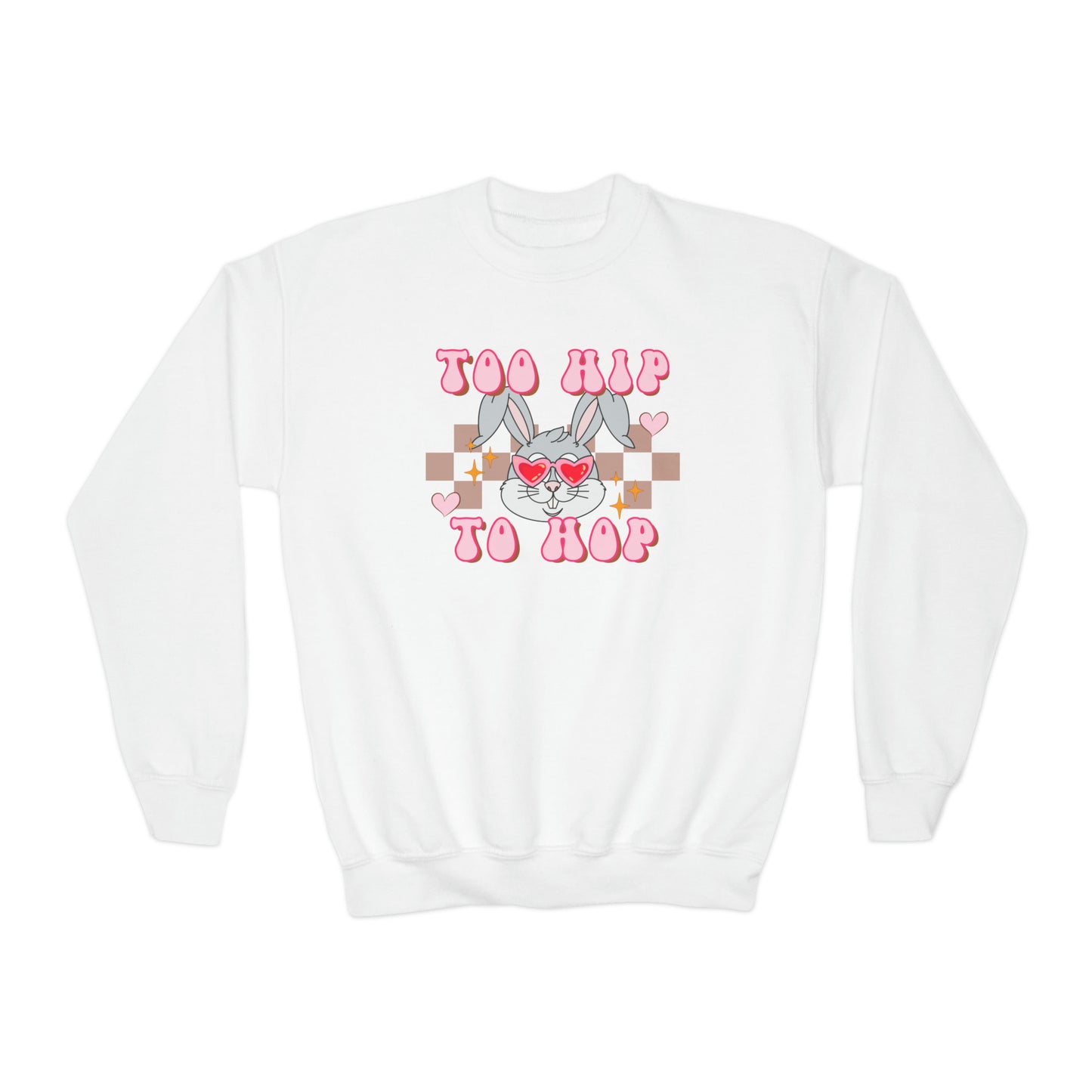 Too Hip to Hop - Youth Crewneck Sweatshirt