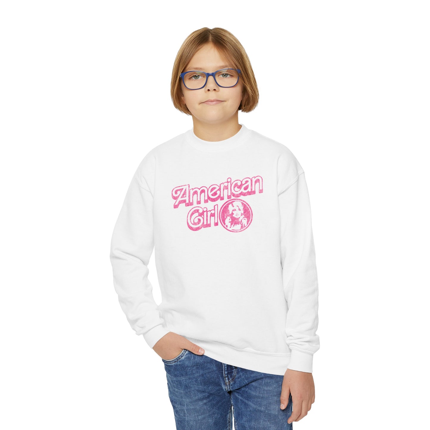 American Girl - Youth Crewneck Sweatshirt