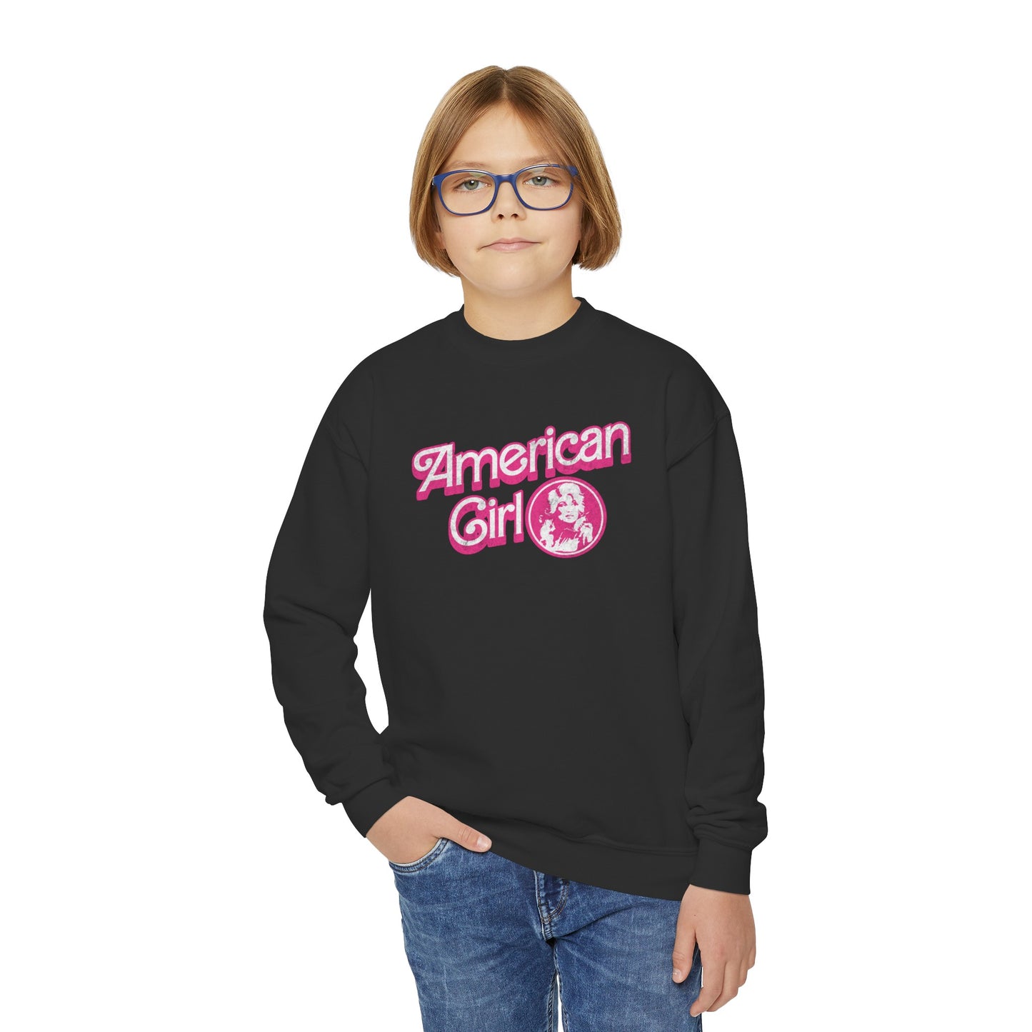 American Girl - Youth Crewneck Sweatshirt