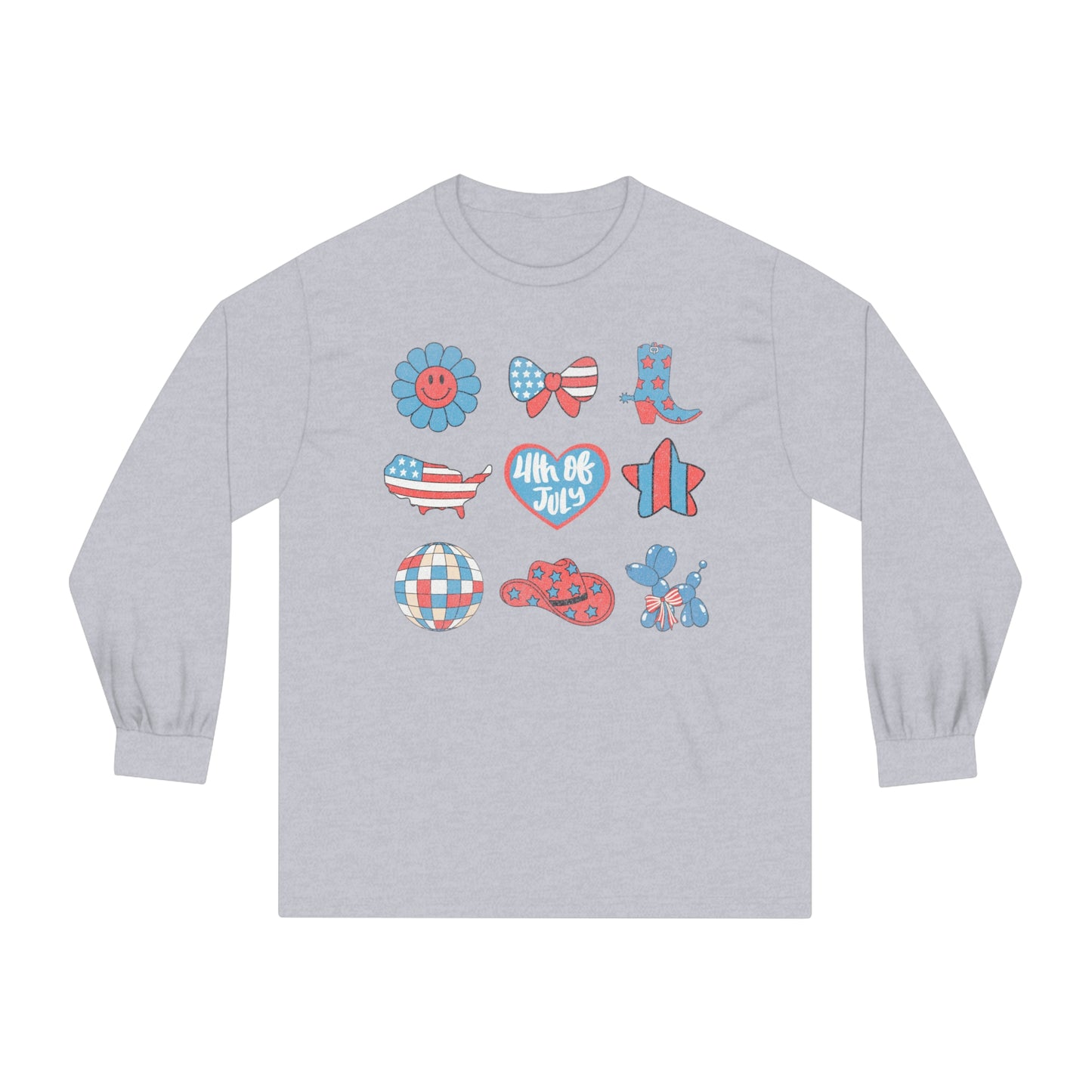 Fourth of July Collage - Unisex Classic Long Sleeve T-Shirt