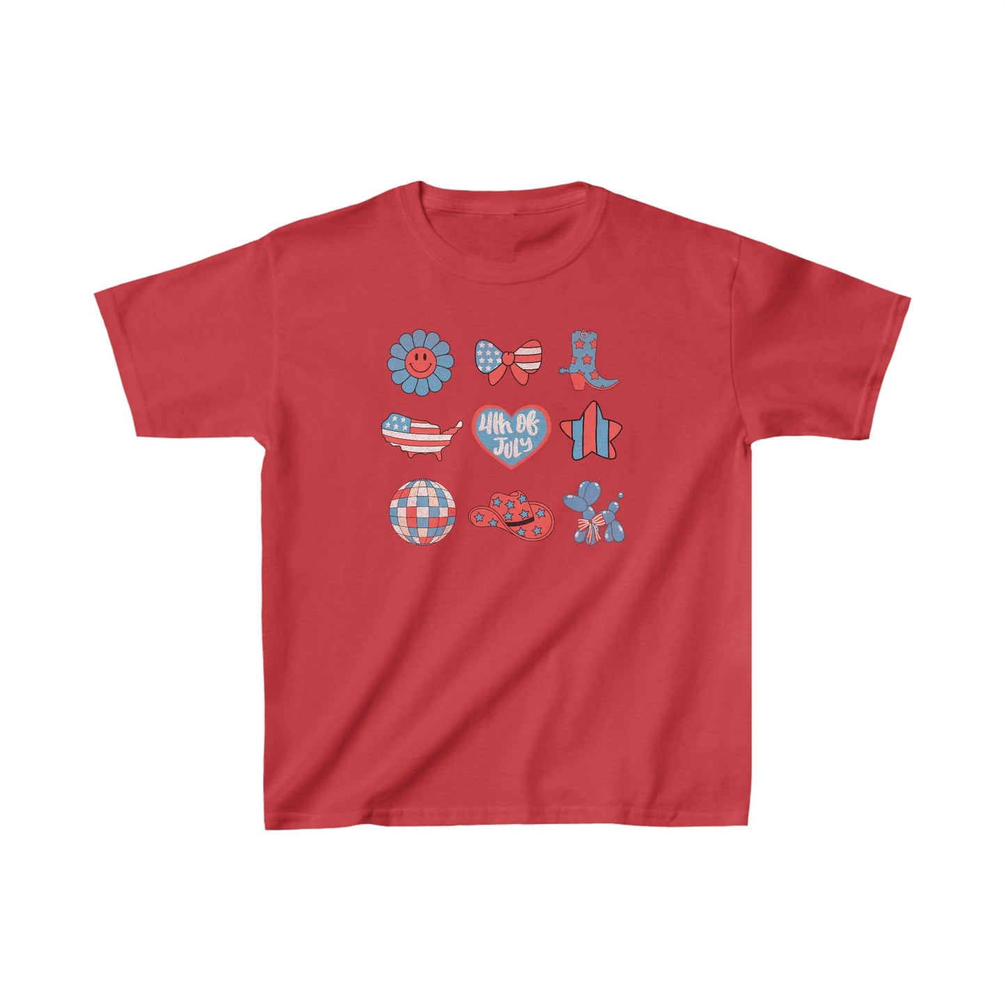 Fourth of July Collage - Kids Heavy Cotton™ Tee