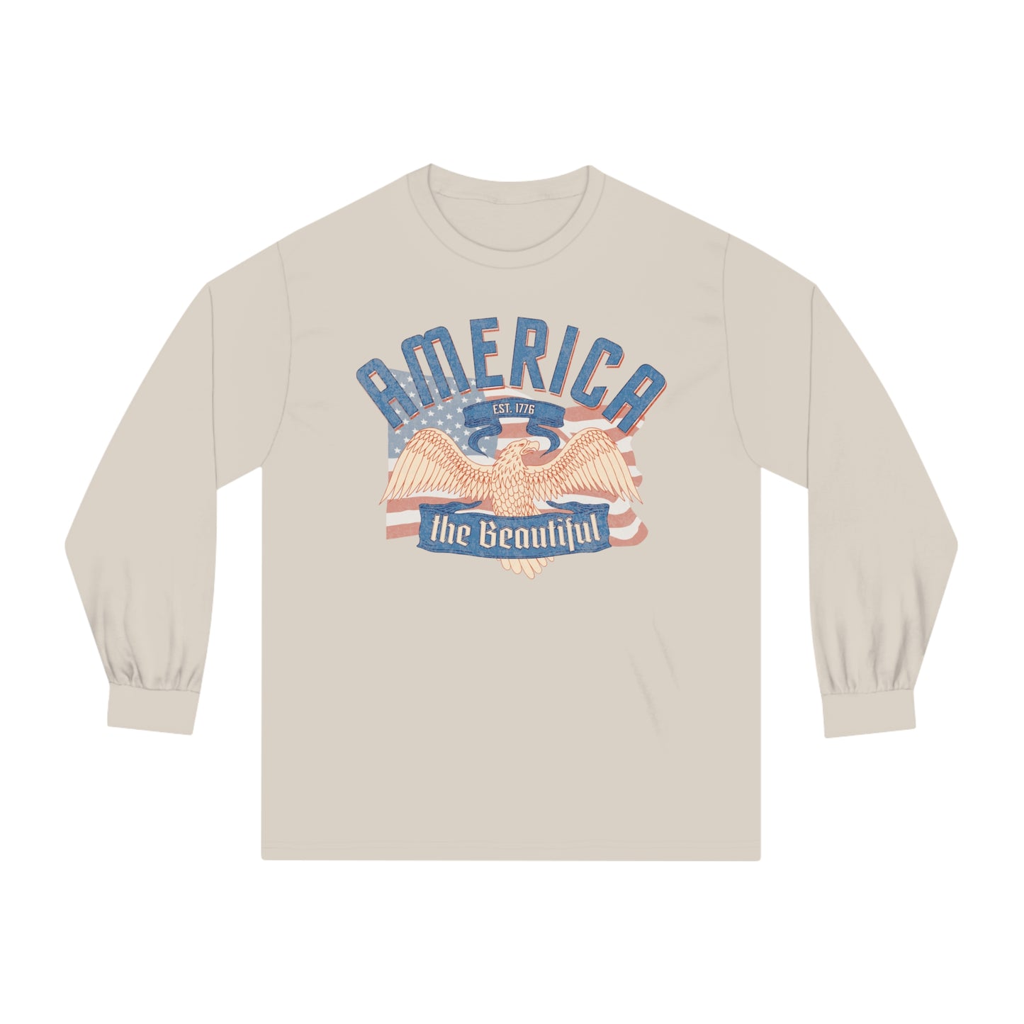 America the Beautiful - Unisex Classic Long Sleeve T-Shirt