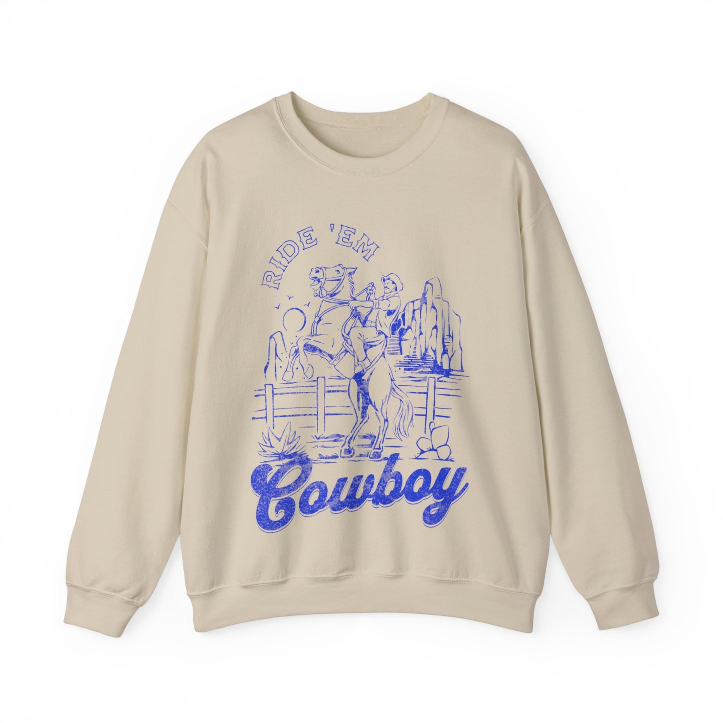 Ride ‘Em Cowboy - Unisex Heavy Blend™ Crewneck Sweatshirt