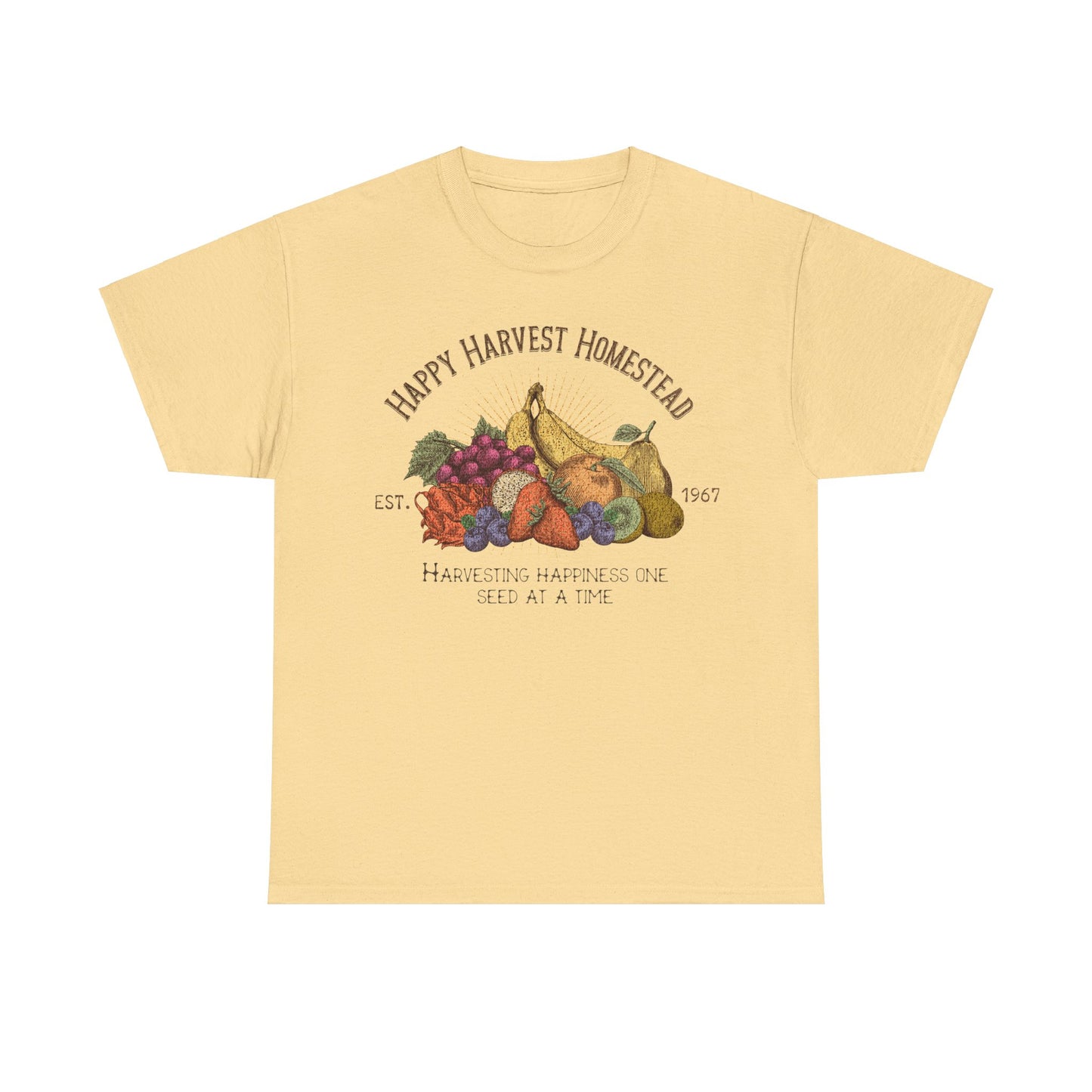 Happy Harvest Homestead, Farmers Market - Unisex T-Shirt