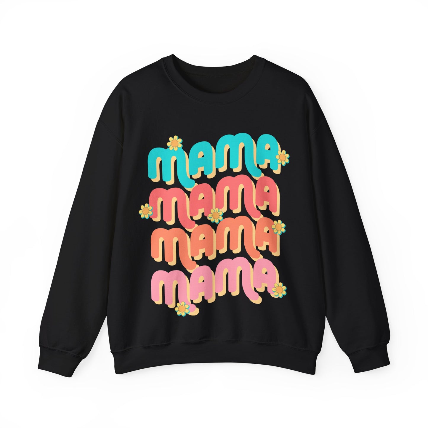 Mama Retro - Unisex Heavy Blend™ Crewneck Sweatshirt