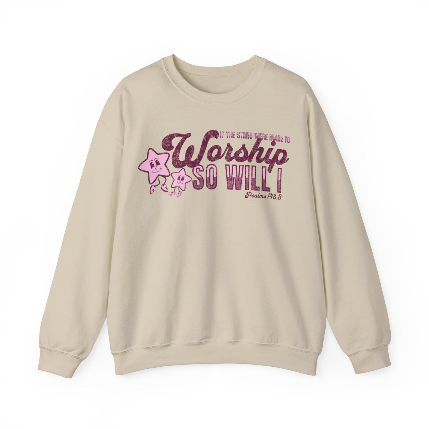 Psalms 148:3 Bible Verse - Unisex Heavy Blend™ Crewneck Sweatshirt