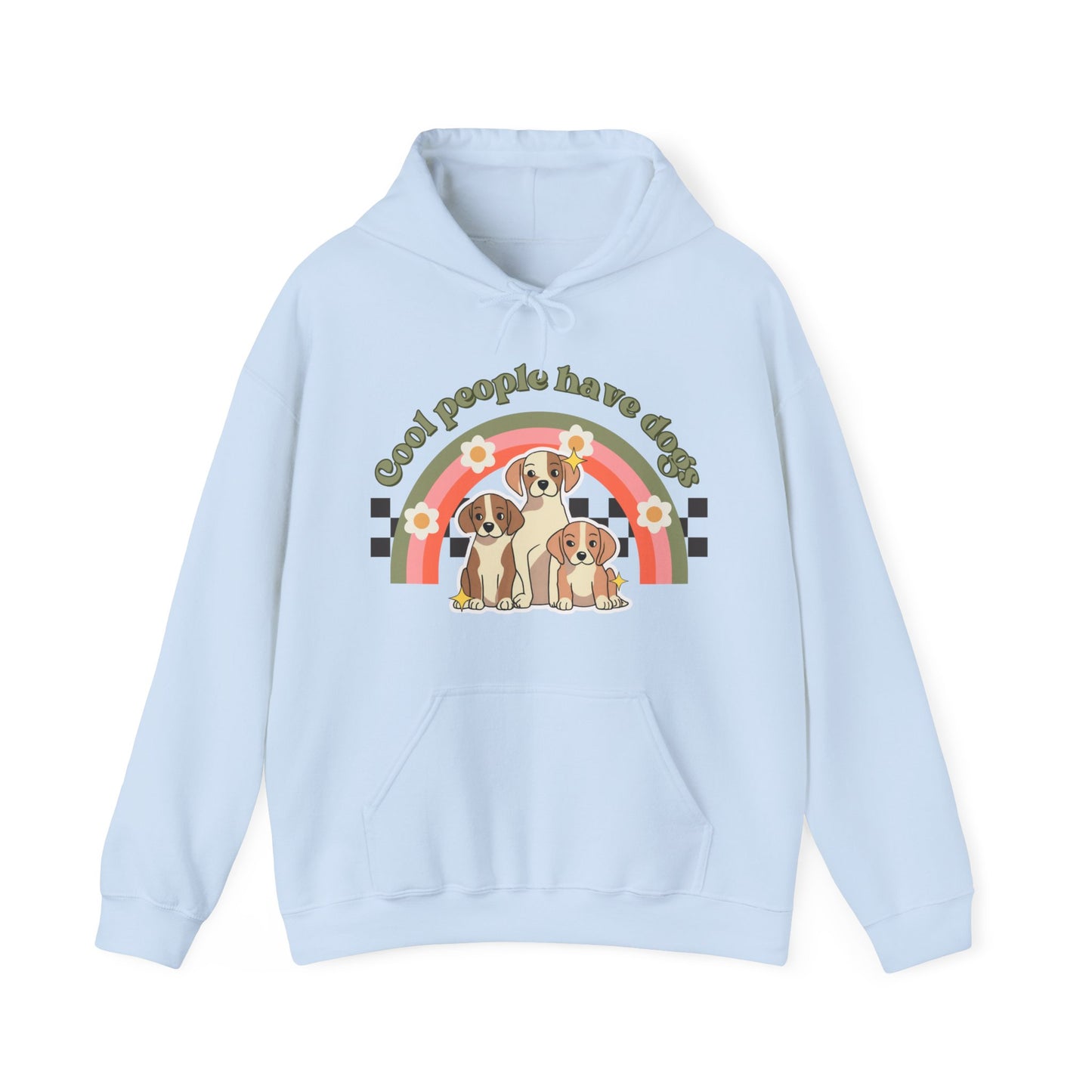 Cool People Have Dogs 1 - Unisex Heavy Blend™ Hooded Sweatshirt