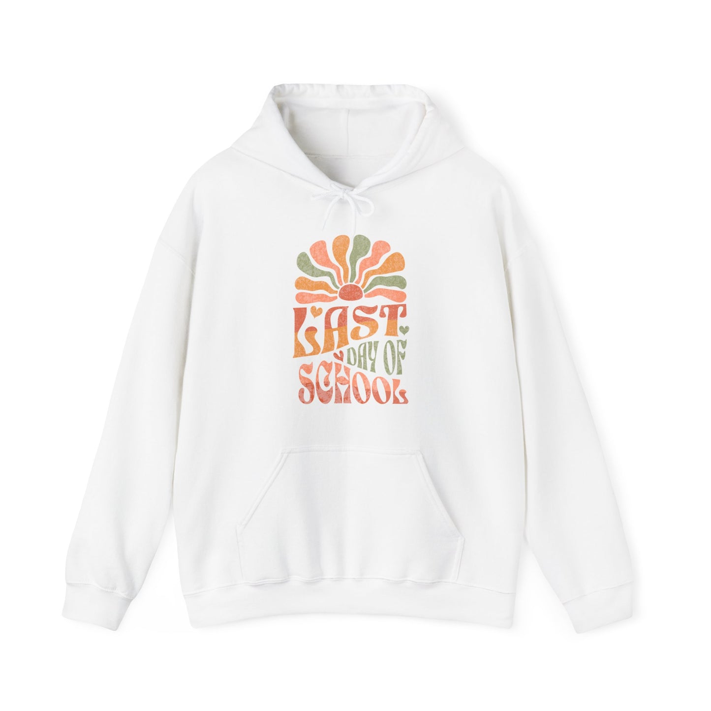 Groovy Last Day of School - Unisex Heavy Blend™ Hooded Sweatshirt