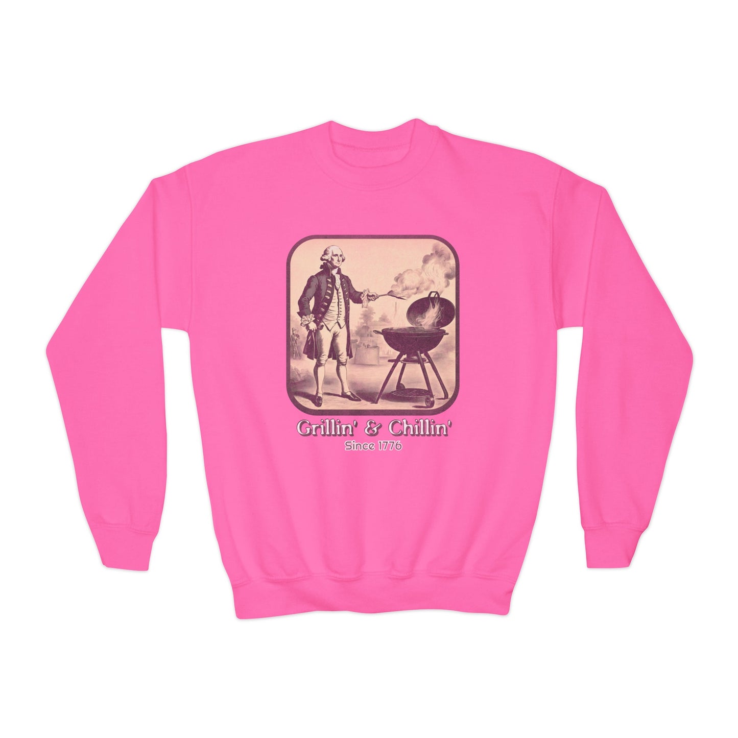 Grillin' & Chillin' - Youth Crewneck Sweatshirt