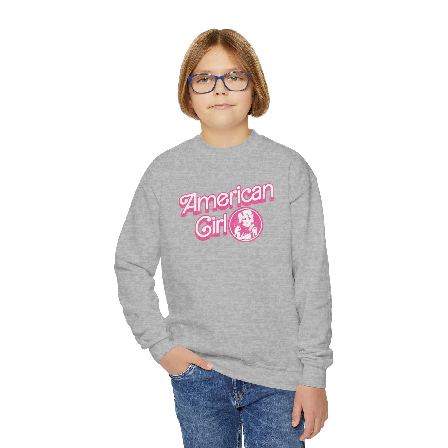 American Girl - Youth Crewneck Sweatshirt